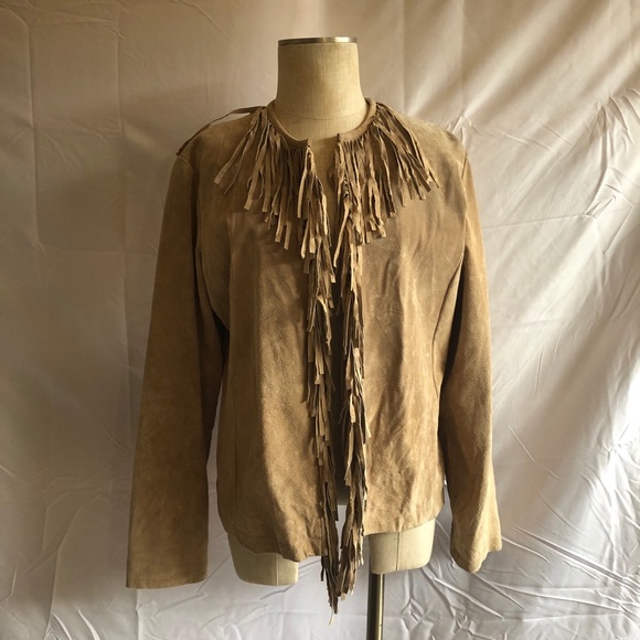 Vintage Suede Fringe Jacket - Picture 3 of 5